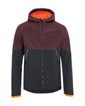 VAUDE chaqueta cortaviento - QIMSA SOFTSHELL - granate/negro
