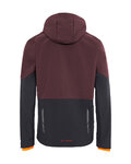 VAUDE chaqueta cortaviento - QIMSA SOFTSHELL - granate/negro