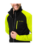 VAUDE chaqueta cortaviento - POSTA SOFTSHELL VI - amarillo/negro