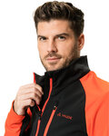 VAUDE chaqueta cortaviento - POSTA SOFTSHELL VI - rojo/negro