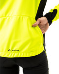 VAUDE chaqueta cortaviento - KURO SOFTSHELL - amarillo/negro