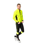 VAUDE chaqueta cortaviento - KURO SOFTSHELL - amarillo/negro