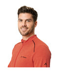 VAUDE maillot de invierno de manga larga - MATERA LS - rojo