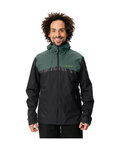 VAUDE chaqueta impermeable - ALL YEAR MOAB 3in1 - negro/verde