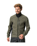 VAUDE chaqueta impermeable - KURO RAIN - verde/negro