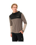 VAUDE sudadera - QIMSA HOODY - marrón/negro