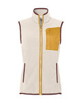 VAUDE chaleco - ROSEMOOR FLEECE - marfil/amarillo
