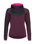 VAUDE maillot de invierno de manga larga - QUIMSA LS - granate/rosa/negro