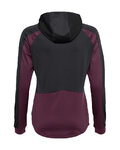 VAUDE maillot de invierno de manga larga - QUIMSA LS - granate/rosa/negro