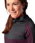 VAUDE maillot de invierno de manga larga - QUIMSA LS - granate/rosa/negro