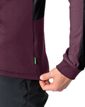 VAUDE maillot de invierno de manga larga - QUIMSA LS - granate/rosa/negro