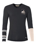 VAUDE camiseta de manga larga - MONVISO MERINO - negro/beige