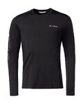 VAUDE camiseta de manga larga - MONVISO MERINO - negro