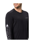VAUDE camiseta de manga larga - MONVISO MERINO - negro