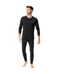 VAUDE camiseta de manga larga - MONVISO MERINO - negro