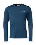 VAUDE camiseta de manga larga - MONVISO MERINO - azul
