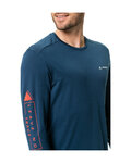 VAUDE camiseta de manga larga - MONVISO MERINO - azul