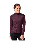 VAUDE maillot de invierno de manga larga - POSTA LS - granate/negro