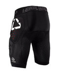 LEATT calzoncillos con protectores - IMPACT SHORTS 3DF 4.0 - negro/blanco