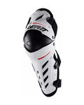 LEATT rodilleras -  KNEE & SHIN GUARD DUAL AXIS - blanco