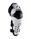 LEATT rodilleras -  KNEE & SHIN GUARD DUAL AXIS - blanco