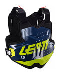 LEATT protector de espalda y pecho - CHEST PROTECTOR 1.5 TORQUE - negro/azul/amarillo