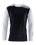 LEATT maillot de verano de manga larga - MTB ENDURO 4.0 - blanco/negro