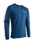 LEATT camiseta de manga larga - CORE LONG - azul