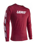 LEATT camiseta de manga larga - PREMIUM LONG - rojo