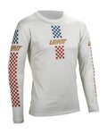 LEATT maillot de verano de manga larga - MTB ENDURO 4.0 - blanco