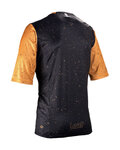 LEATT jersey de manga corta - MTB ENDURO 3.0 - negro/marrón