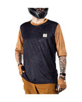 LEATT jersey de manga corta - MTB ENDURO 3.0 - negro/marrón
