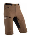 LEATT pantalones cortos sin tirantes - MTB ENDURO 3.0 - marrón