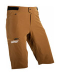 LEATT pantalones cortos sin tirantes - MTB ENDURO 1.0 - marrón
