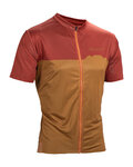 LEATT jersey de manga corta - MTB TRAIL 3.0 - marrón/rojo