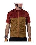 LEATT jersey de manga corta - MTB TRAIL 3.0 - marrón/rojo