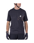 LEATT jersey de manga corta - MTB TRAIL 1.0 X-FLOW - negro