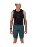 LEATT pantalones cortos de tirantes - BIB MTB ENDURANCE 6.0 - verde