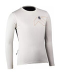 LEATT maillot de verano de manga larga - MTB TRAIL 3.0 W - blanco/negro