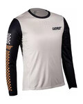 LEATT maillot de verano de manga larga - MTB ENDURO 4.0 W - blanco/negro