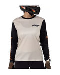 LEATT maillot de verano de manga larga - MTB ENDURO 4.0 W - blanco/negro