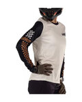 LEATT maillot de verano de manga larga - MTB ENDURO 4.0 W - blanco/negro