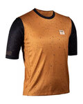 LEATT jersey de manga corta - MTB ENDURO 3.0 W - marrón
