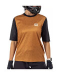 LEATT jersey de manga corta - MTB ENDURO 3.0 W - marrón