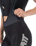 LEATT pantalones cortos de tirantes - BIB MTB ENDURANCE 6.0 W - negro