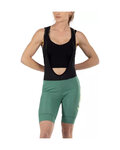 LEATT pantalones cortos de tirantes - BIB MTB ENDURANCE 6.0 W - verde