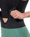 LEATT pantalones cortos de tirantes - BIB MTB ENDURANCE 6.0 W - verde