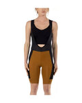 LEATT pantalones cortos de tirantes - BIB MTB ENDURANCE 5.0 W - marrón/negro
