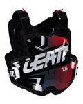 LEATT protector de espalda y pecho - CHEST PROTECTOR TORQUE 1.5 - negro/rojo