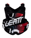 LEATT protector de espalda y pecho - CHEST PROTECTOR TORQUE 1.5 - negro/rojo